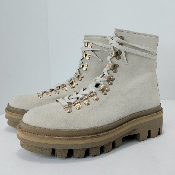 All Saints Shoes - All Saints Wanda Genuine Suede Lug‎ Sole Combat Boot, NWT, Size 40
